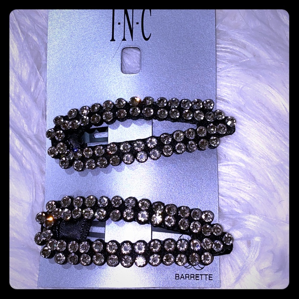 Inc bling party hair clips